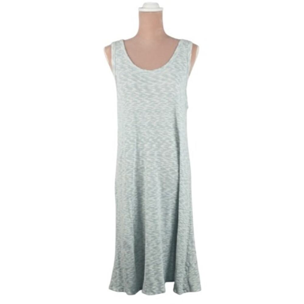 Anthropologie Sol Angeles Tank Maxi Dress Blue Space Dye Size XL